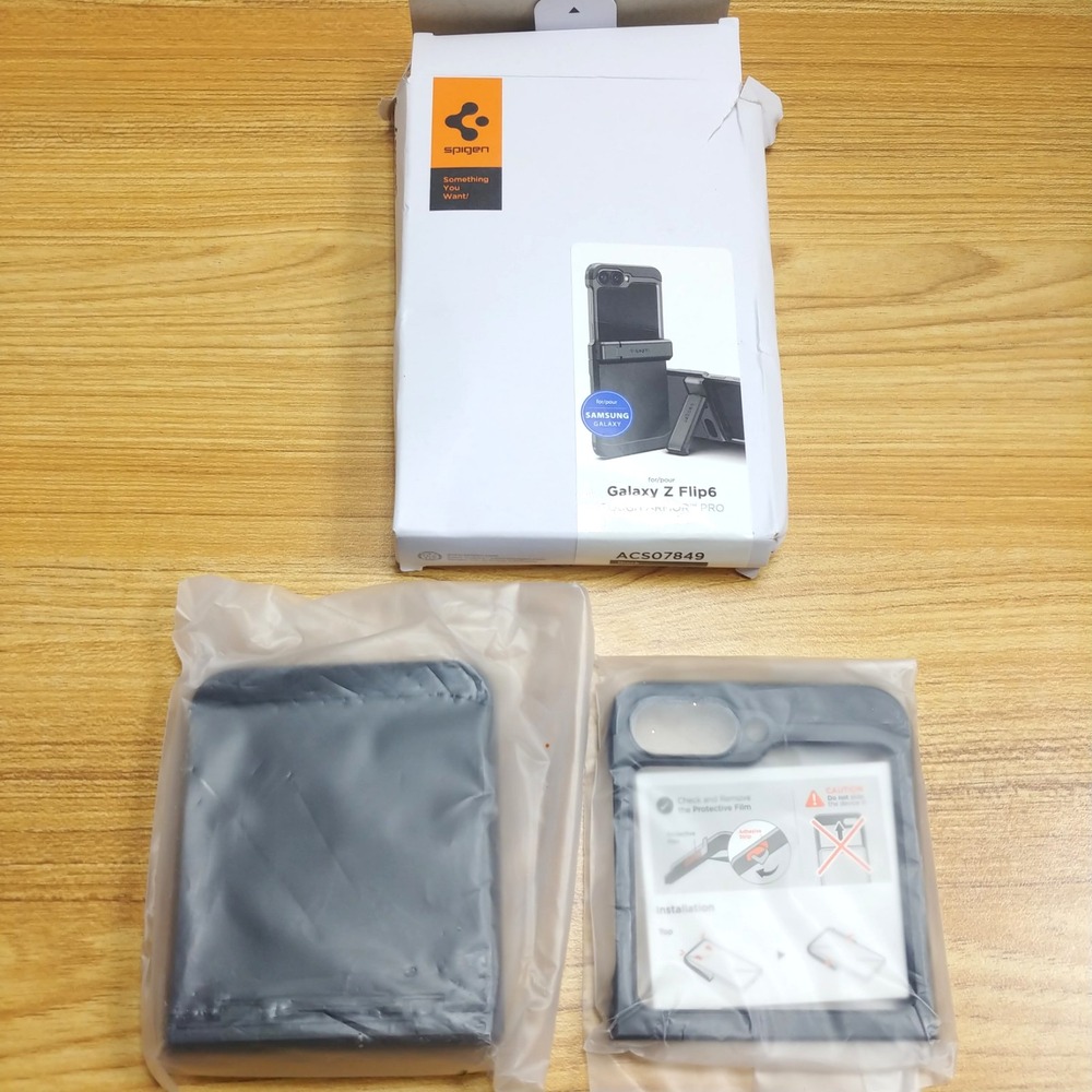 Spigen Galaxy Z Flip 6 Tough Armor Pro Phone Case |‎ Hinge Protection ACS07849